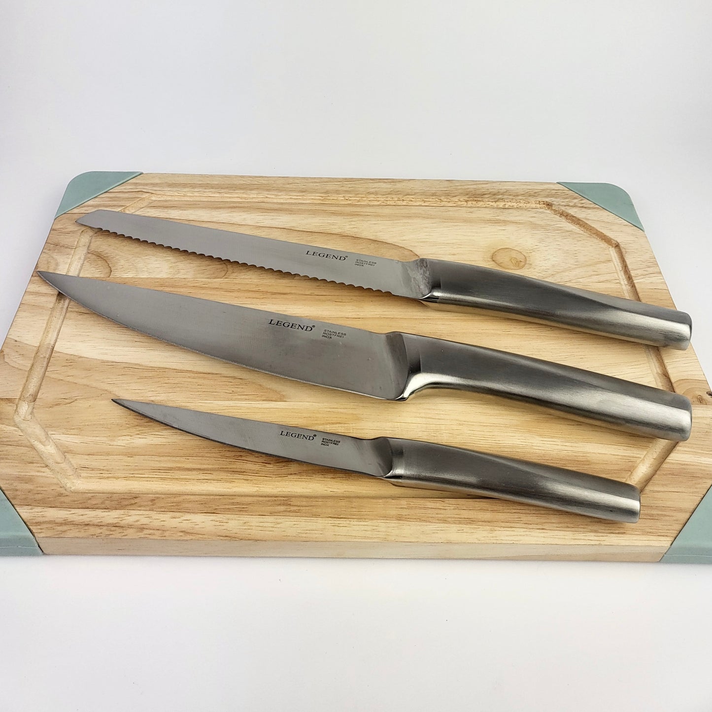 LEGEND Stainless Steel 3 piece Knife set