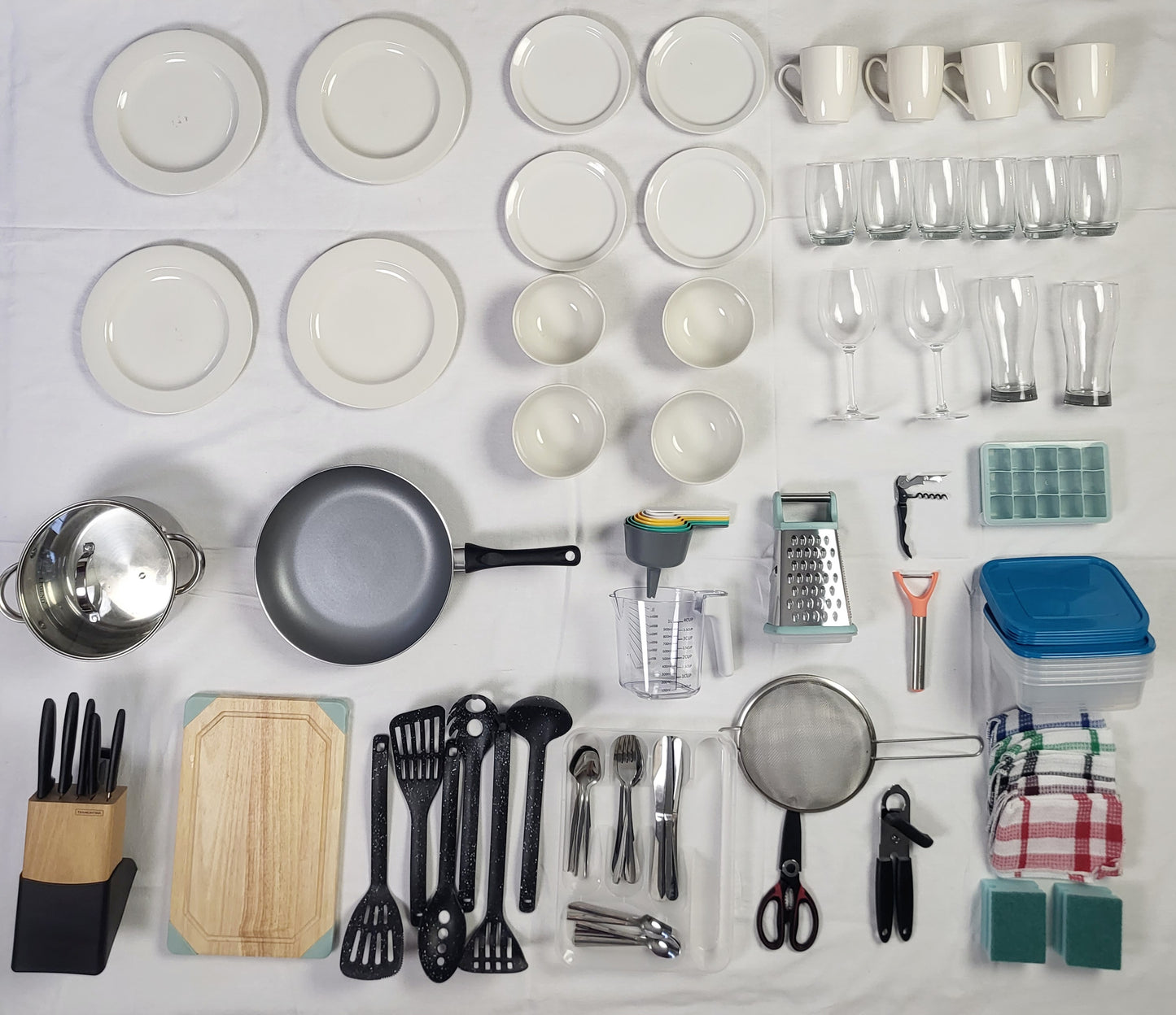 100 Piece Kitchen Starter Set