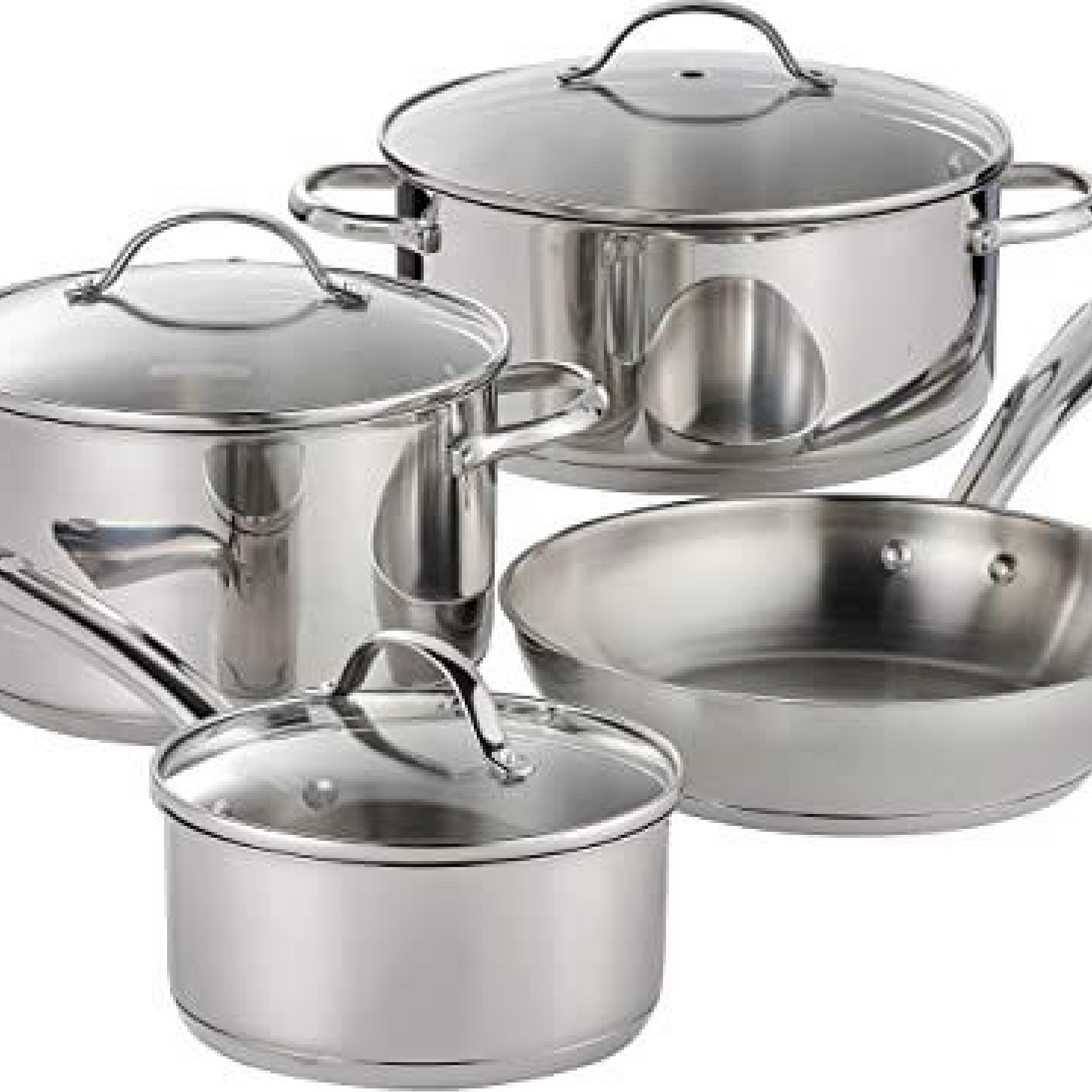 Tramontina 7 Piece Stainless Steel Cookware set